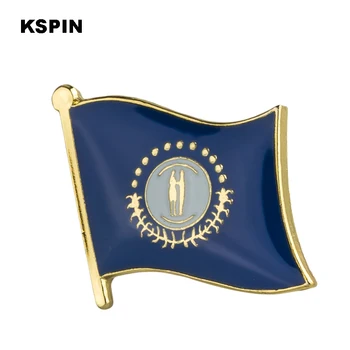 10db sok Usa Kentucky Állam Jelvények zászló jelvény lobogó lapal pin a hátizsák csapok a ruhát 10db XY0190