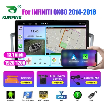 13.1 hüvelyk Autó Rádió INFINITI QX60 2014-2016 Autós DVD-GPS-Navigációs Sztereó Carplay 2 Din Központi Multimédia Android Auto