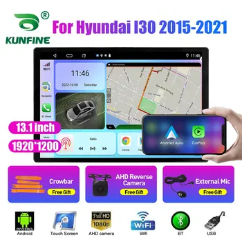 13.1 hüvelyk autórádió Hyundai I30 2015 2016-2021 Autós DVD-GPS-Navigációs Sztereó Carplay 2 Din Központi Multimédia Android Auto