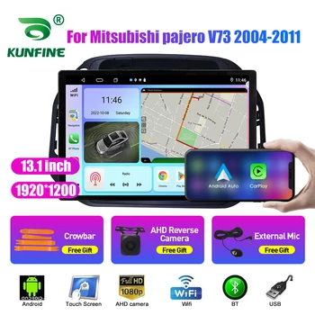 13.1 hüvelyk autórádió Mitsubishi pajero V73 04-11 Autós DVD-GPS-Navigációs Sztereó Carplay 2 Din Központi Multimédia Android Auto