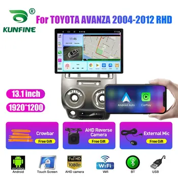 13.1 hüvelyk autórádió TOYOTA AVANZA 2004 2005-2012 Autós DVD-GPS-Navigációs Sztereó Carplay 2 Din Központi Multimédia Android Auto