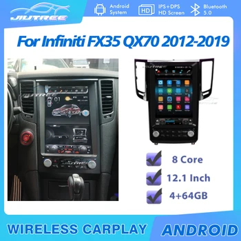 2 Din Android Autó Rádió 2012-2019 Infiniti FX35 QX70 Érintse meg Sreen Autó Multimédia Lejátszó GPS Navigációs Auto Rádió fejegység