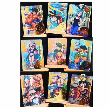 9pcs/set Dragon Ball Z, GT Super Saiyan Hősök Csata Kártya Ultra Ösztön Goku Vegeta Játék Gyűjtemény Kártyák