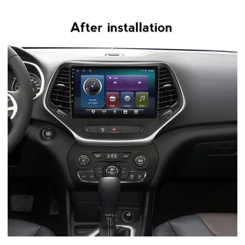 Android 11 autórádió Hifi a Jeep Cherokee 5 KL 2014 - 2018 Multimédia Lejátszó GPS Navigációs Nincs, 2 Din fejegység, DSP RDS