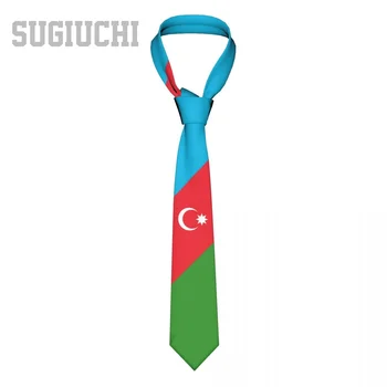 Azerbajdzsán Zászló, Embléma A Férfiak A Nők Nyak Köti Alkalmi Kockás Nyakkendő Illik Slim Lakodalom Üzleti Nyakkendő Gravatas