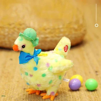 Egy Tyúk Vicces Csirke Játék Tojnak Plüss Elektromos Zene, Tánc Gyerekeknek Ajándék Kitömött Állatokra Gerjed Animal Crossing