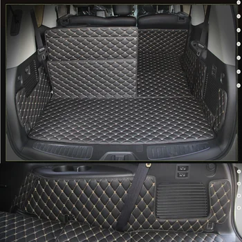 Egyéni kocsi csomagtartójában szőnyeg Nissan Patrol Y62 7seats tartós rakomány bélés boot szőnyegek a Járőr -2011