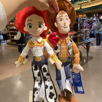 Eredeti Disney Rajzfilm Toy Story Filmet Woody pedig Jessie Plüss Játékok babák Magas Minőségű Plüss Baba, Szülinapi Ajándék A Gyermek