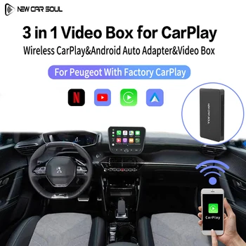 FORRÓ Vezeték nélküli CarPlay Mini Ai Doboz Vezeték nélküli CarPlay Vezeték nélküli Android Auto Audi Benz Mazda Toyota Netflix YouTube-GPS