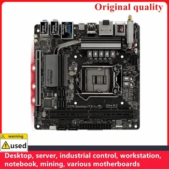 Használt ASROCK Z370 Szerencsejáték-ITX/ac Szerencsejáték-ITX MINI ITX Alaplap LGA 1151 DDR4 32G Az Intel Z370 Asztali Alaplap