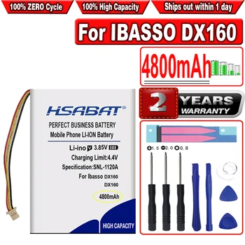 HSABAT 4800mAh Akkumulátor Ibasso DX160 DAP Player