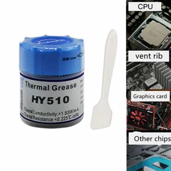 HY510 25g 1.93 M Processzor CPU-Hűtő Ventilátor Thermopaste Termikus Zsír VGA Összetett Hűtőborda Vakolat Paszta