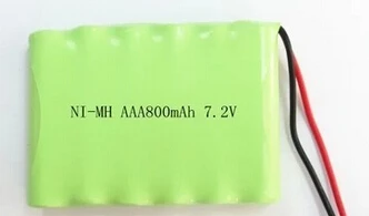 Ingyenes szállítás NI-MH AAA 800mAh 7.2 V NI-MH akkumulátor Akkumulátor Újratölthető akkumulátorok