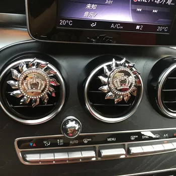 Korona Stílus autó illatosító parfüm üveg diffúzor az autóban automata légkondícionáló outlet szellőző levegő Parfüm klip
