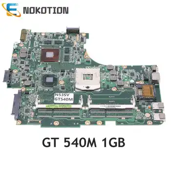 NOKOTION 60-N1QMB1500-C11 N53SV alaplap az ASUS N53SV N53SN Laptop Alaplap, 2 Memória slot GT540M HM65 DDR3