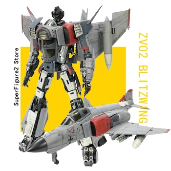 Átalakulás ZETA ZV02 ZV-02 Mennydörgő Harcos Blitzwing MPM Arány Film Repülőgép KO G1 Anime figurát Robot Játékok