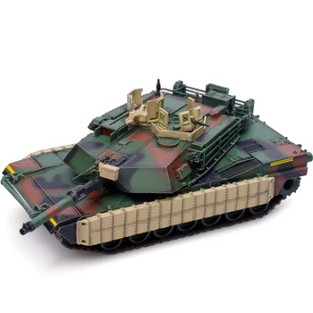 1/72 Méretarányú Amerika M1A1TUSK Abrams Harckocsi, Jármű Tartály Modell 35 Páncélos Ezred Fröccsöntött & Játék Gyűjtemény Ajándék