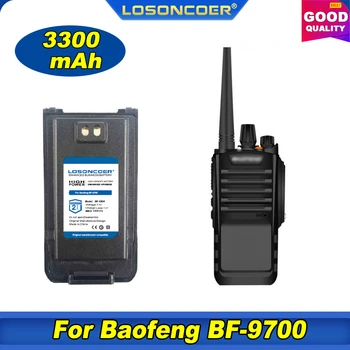 100% Eredeti LOSONCOER 3300mAh A Baofeng BF-9700 Akkumulátor Walkie Talkie Li-ion Akkumulátor BF-A58