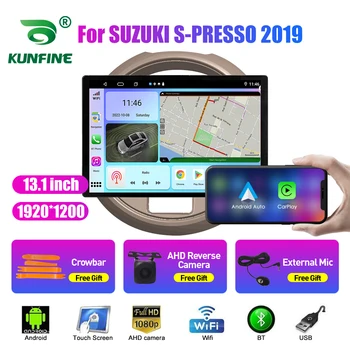 13.1 hüvelyk autórádió A SUZUKI S-PRESSO 2019 Autós DVD-GPS-Navigációs Sztereó Carplay 2 Din Központi Multimédia Android Auto