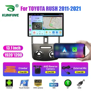 13.1 hüvelyk autórádió TOYOTA RUSH 2011 2012-2021 Autós DVD-GPS-Navigációs Sztereó Carplay 2 Din Központi Multimédia Android Auto