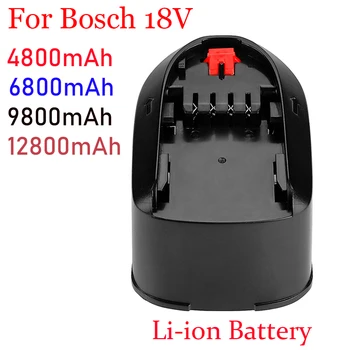 18V 12800mAh Li-ion Akkumulátor Bosch 18V PBA PSB PSR Bosch PST Otthon & Kert Eszközök (csak C Típusú) AL1830CV AL1810CV AL18
