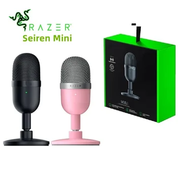 2023 Razer Seiren Mini USB-s Kondenzátor Mikrofon Ultra-kompakt Streaming Mikrofon Supercardioid Pickup Minta Mikrofon