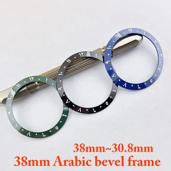 38mm Nézni arab keret Gyűrű Kerámia Keret Helyezze a Gyűrűt, Órát 40mm Esetben Vigyázz Tartozékok Belső átmérő 30.8 mm