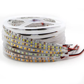4MM pcb 5M 2835 LED Szalag lámpa CRI 90 120LEDs/m Rugalmas Szalag String lámpa, Több, Fényesebb, mint 3528 3014 Meleg Fehér/4000k Fehér