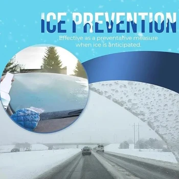 A hó Eltávolítása Ügynök Üveg Ice Kaparó Tisztító Spray Téli Deicing Lapáttal Csökkenti Hőmérsékleten Veszélyes