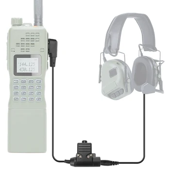 Baofeng Airsoft Taktikai Fülhallgató U94 AV a Buttonfor a Baofeng UV-5R UV-S9 Plusz UV-10R AN / PRC 152 152A 148 2Pin Rádió