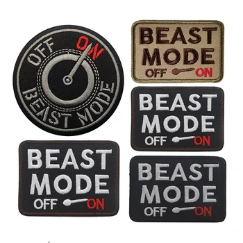 Beast Mode Hímzés Foltok amerikai Különleges Erők Taktikai Jelvény Katonai Harci Jelvény Varrás Applied Punk Matricát Ruházat