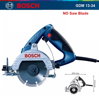 Bosch GDM 13-34 Márvány vágógép körfűrész nagy teljesítményű Márvány Vágó 1300W 12000rpm Csempe Vágó Kő Nagy teljesítményű Gép