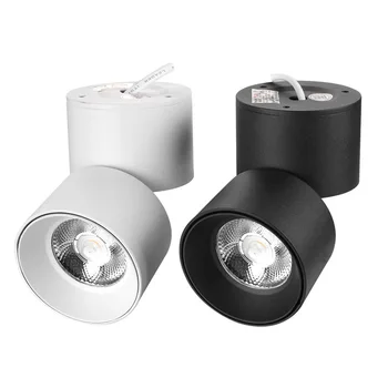 COB LED Mélysugárzók Felületre Szerelt LED Mennyezeti Lámpa 3W 5W 7W 10W 12W 15W 18W 20W Összecsukható 360° Forgatható Háttér Spot lámpa