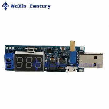 DC-DC USB boost teljesítmény szabályozó modul 5 V 3,3 V 9V, 12V 24V-os asztali power modul