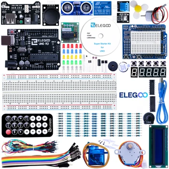 ELEGOO Arduino UNO Projekt Szuper Starter Kit Bemutató UNO R3 Kompatibilis Arduino IDE