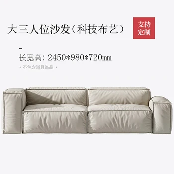 Fény luxus rendkívül egyszerű bőr kanapé olasz fejét marhabőr kanapé a nappaliban modern le bőr kanapé