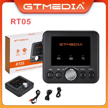 GTMEDIA RT05 blueto0th Audio Adapter Eredeti 5.0 Vevő & Adó Audio Adapter Kompatibilis Telefon, Tablet,Autó,Számítógép
