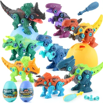 Gyerek szétszedi a Dinoszaurusz Játékok 3~8 Éves Tanulni, Építeni Dinoszaurusz Játékok Party Karácsonyi Ajándékokat Fiúk, Lányok Játékok