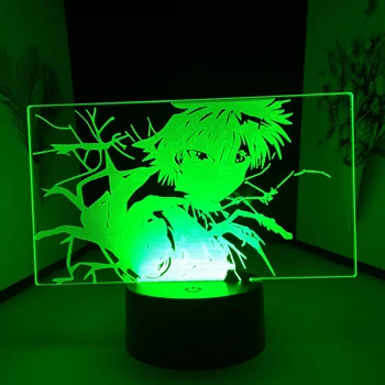 Hunter X Hunter Killua Hálószoba Decor Éjjeli Születésnapi Ajándék Akril Éjszakai Fény Killua Zoldyck a Legújabb 3D-s LED Lámpa Anime