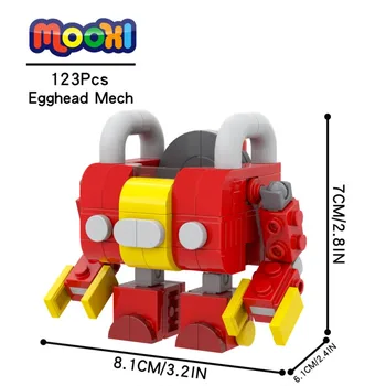MOC1298 Kreatív Sorozat Mech Páncél Modell Akció Ábra építőkövei Oktatási Játékok Gyerek Kreatív Ajándék Össze