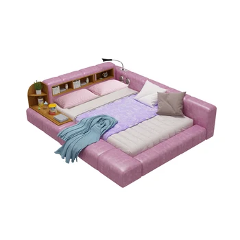 Okos ágykeret camas hálószoba bútor кровать двуспальная világít ágy سرير muebles de dormitorio мебель hangszóró bluetooth LED