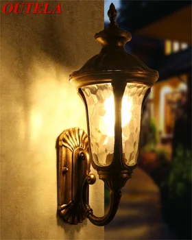 OUTELA Klasszikus Kültéri Fali Lámpa LED Vízálló IP65 Retro Lámpák Lámpa Dekoratív Otthon Veranda