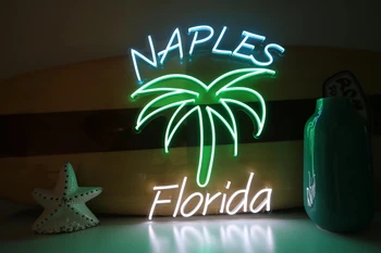 Pálmafa neonreklám USB Powered a Szoba Decor, LED Neon Fény, Szabályozható Éjszakai Fény a Hotel Wall Art Dekoráció