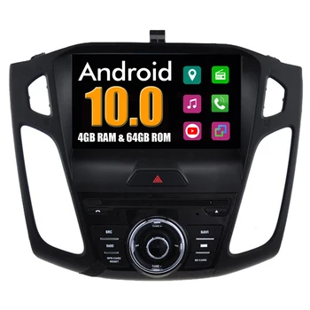 RoverOne A Ford a Focus 2015 2016 2017 Android 10 Autoradio GPS Autós DVD-Rádió Sztereó Média CarPlay Központi Multimédia