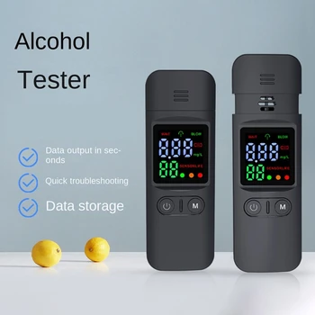 Szakmai Alkohol Teszter Levegőt Teszter Érzékelő Szonda Automatikus Lehelete Alkohol Teszt, LED-es Digitális Kijelző