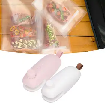 USB Chargable Mini Táska Tömítő Hő Fóliahegesztő A Vágó Kés Újratölthető Hordozható Dugó Műanyag Táska Élelmiszer Tárolására