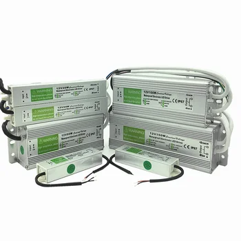 Vízálló IP67 LED Driver Ac dc 12V/24V 10W 15W 20W 25W 30W 36W 45W 50W 60W 80W 100W 120 W 150W Tápegység LED szalag Lámpa