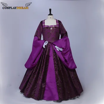 Új !! Anne Boleyn Ball Ruha Cosplay Ruha Dress Tudor Queen Anne Boleyn Ruha Henrik Király Anne Boleyn Ruhát Rendelésre Készült